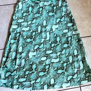 Ralph Lauren midi silk skirt